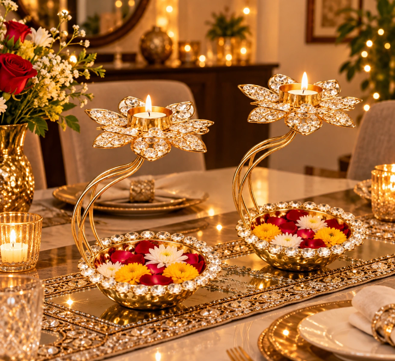 Crystal urli festive décor inspiration